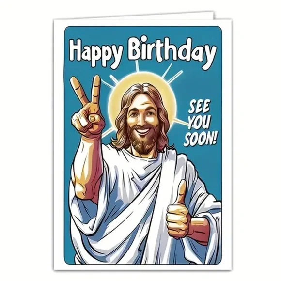 LAST SET 2 Pack Funny Greeting Card & Envelope NIP - Picture 2 of 3